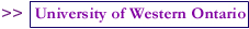 University of Western Ontario