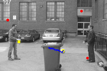 tracking
an occluded basketball